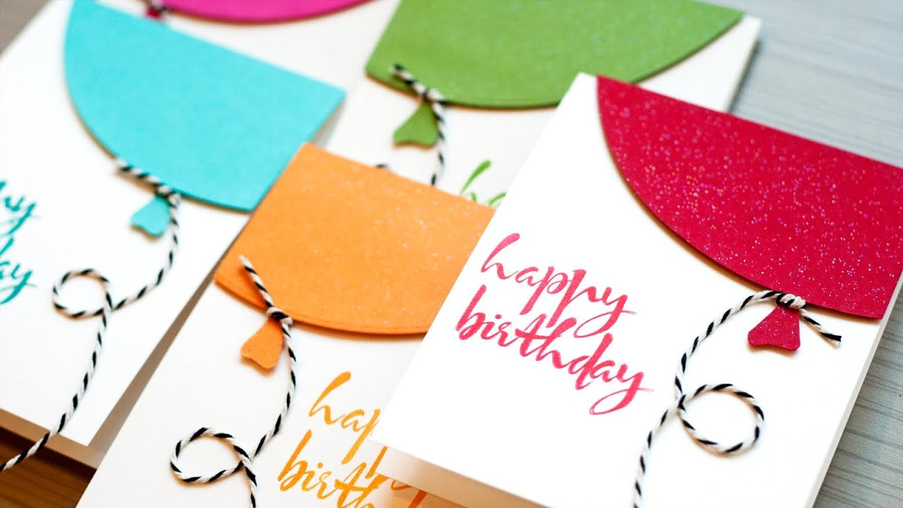 Best ideas about Balloon Birthday Card
. Save or Pin Quick Birthday Balloon Cards Now.