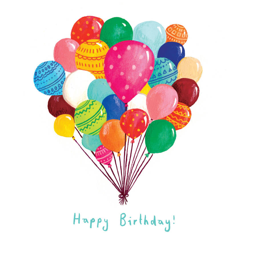 Best ideas about Balloon Birthday Card
. Save or Pin a balloon happy birthday card by emma randall Now.