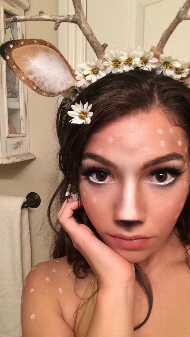 Best ideas about Bambi Costume DIY
. Save or Pin Deer Fawn Bambi Makeup Beauty Now.