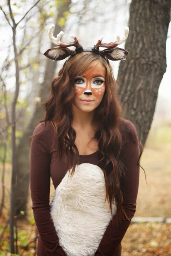 Best ideas about Bambi Costume DIY
. Save or Pin Schminktipps für Fasching gut geschminkt durch den Now.