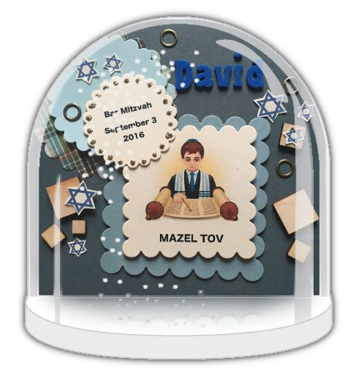 Best ideas about Bar Mitzvah Gift Ideas
. Save or Pin Bar Mitzvah t snow globe jewish Mazel Tov personalised Now.