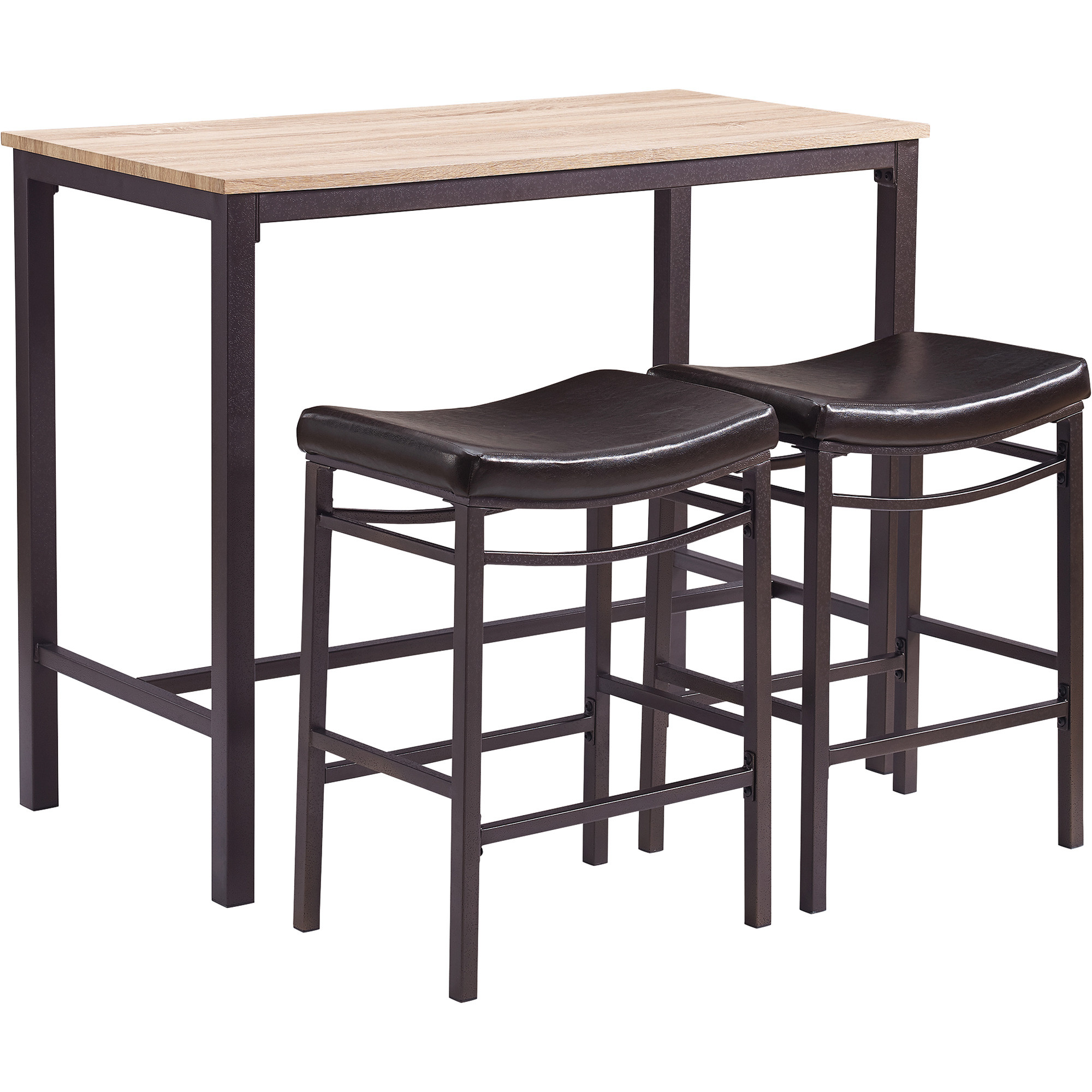 Best ideas about Bar Tables And Chair Sets
. Save or Pin Linon 3 Pc Betty Pub Set —Table and 2 Chairs Brown Now.