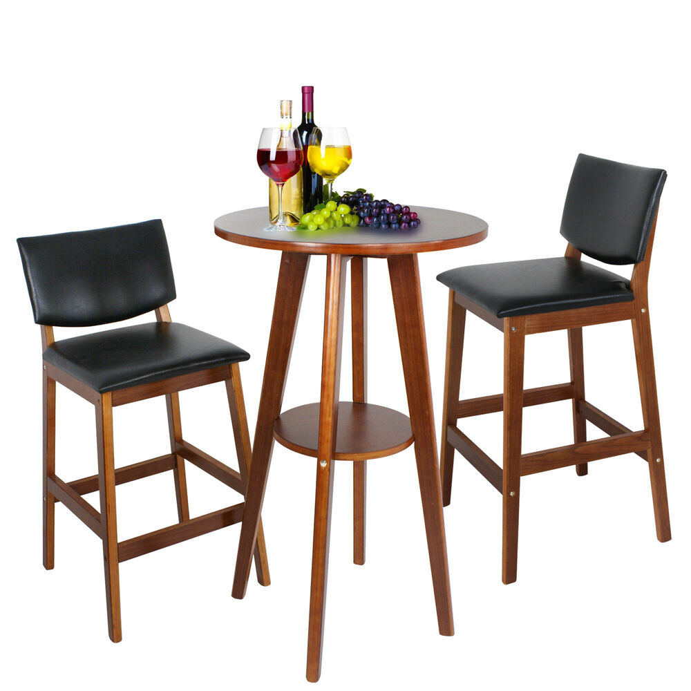 Best ideas about Bar Tables And Chair Sets
. Save or Pin Pub Table Set 3 Piece Bar Stools Dining Kitchen Furniture Now.