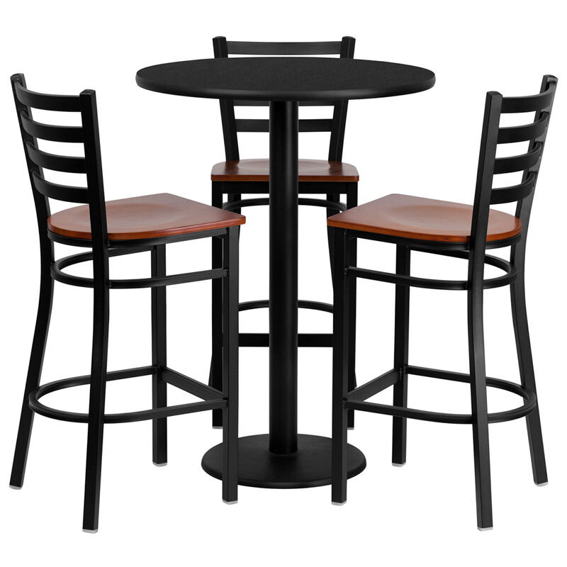 Best ideas about Bar Tables And Chair Sets
. Save or Pin 30" Round High Top Restaurant Cafe Bar Table and Cherry Now.