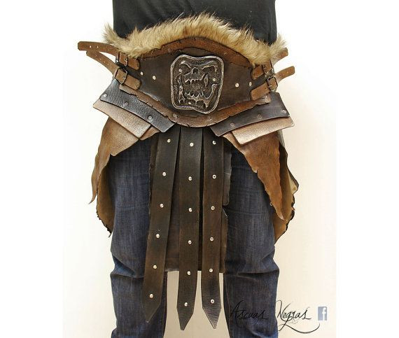 Best ideas about Barbarian Costume DIY
. Save or Pin Orc barbarian leather belt LARP Belt Fantasy by Now.