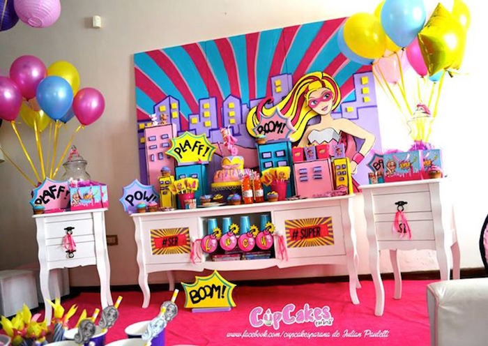 Best ideas about Barbie Birthday Party Ideas
. Save or Pin Kara s Party Ideas Super Barbie Themed Birthday Party Now.