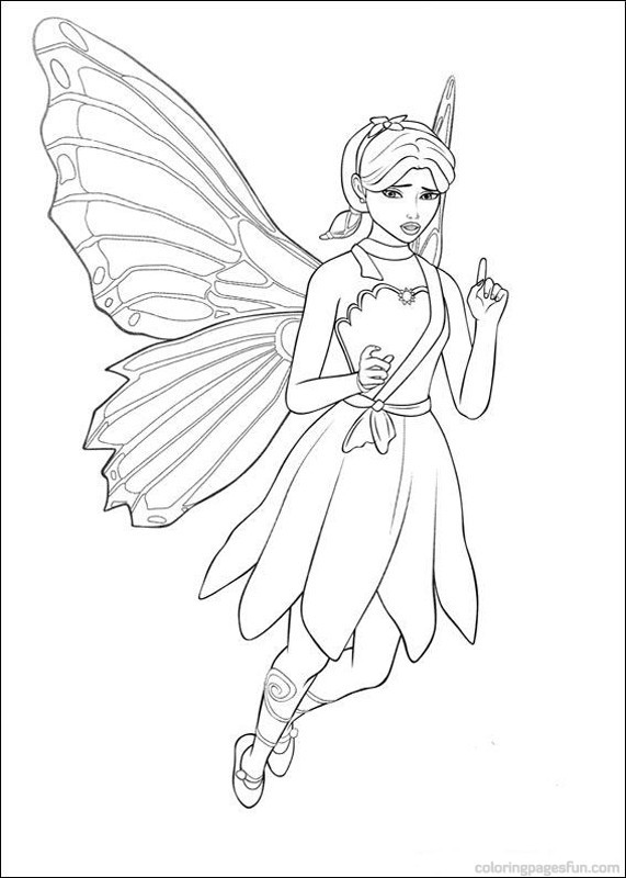 Best ideas about Barbie Fairy Coloring Pages For Girls
. Save or Pin Barbie Mariposa para colorear pintar e imprimir Now.