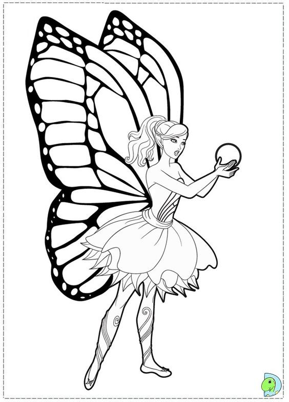 Best ideas about Barbie Fairy Coloring Pages For Girls
. Save or Pin Barbie Mariposa and the Fairy Princess coloring page Now.