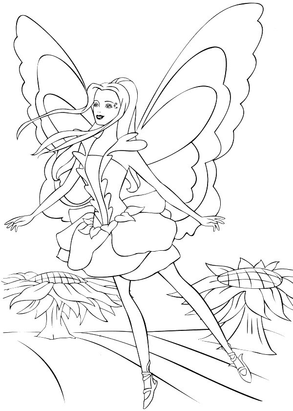 Best ideas about Barbie Fairy Coloring Pages For Girls
. Save or Pin Kids n fun Now.