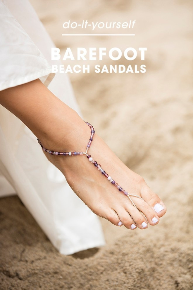 Best ideas about Barefoot Sandals DIY
. Save or Pin Make Your Own Custom Barefoot Beach Wedding Sandals Now.
