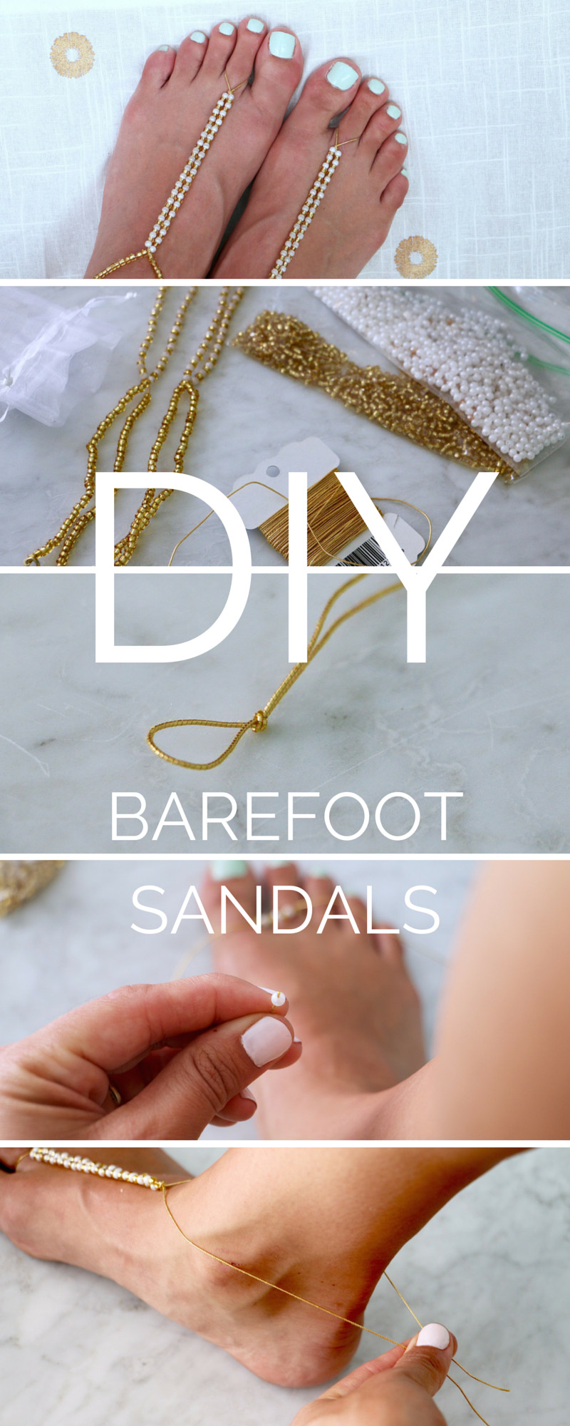Best ideas about Barefoot Sandals DIY
. Save or Pin DIY Barefoot Sandals for a Beach Wedding Now.