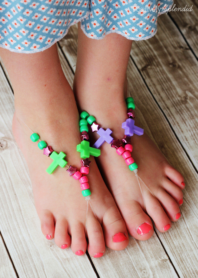 Best ideas about Barefoot Sandals DIY
. Save or Pin How to Make Barefoot Sandals Kids Craft Now.