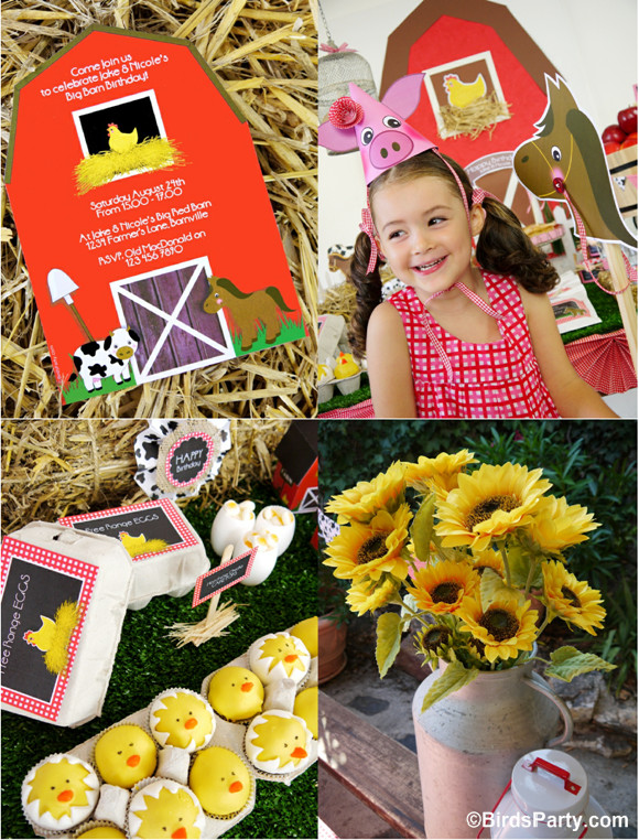 Best ideas about Barn Birthday Party
. Save or Pin My Kids Joint Barnyard Farm Birthday Party Party Ideas Now.