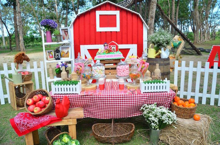 Best ideas about Barn Birthday Party
. Save or Pin Kara s Party Ideas Chic Barnyard Birthday Party Now.