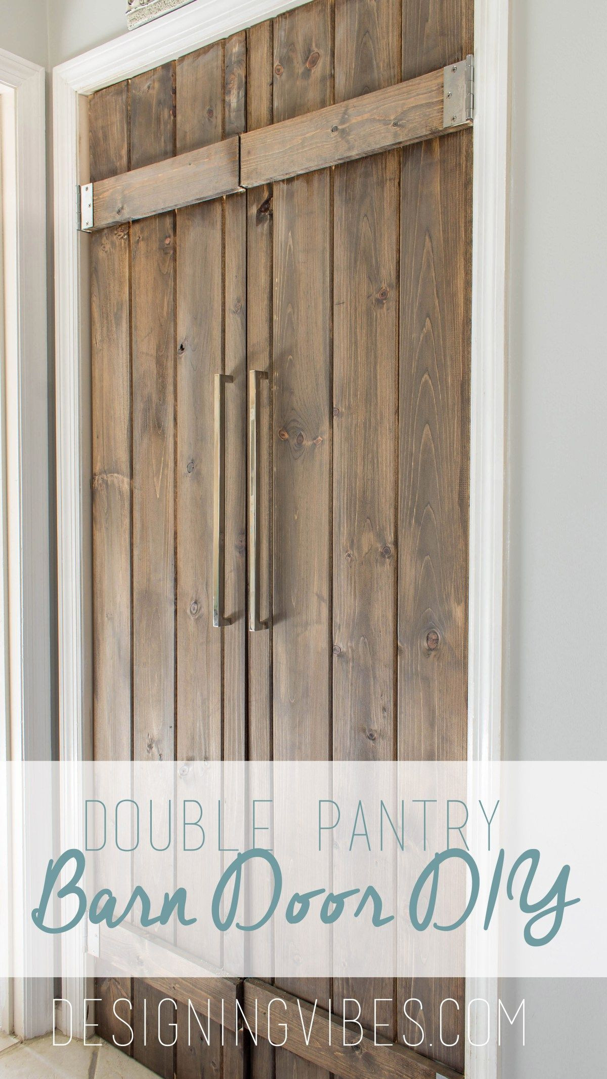 Best ideas about Barn Door Closet DIY
. Save or Pin Double Pantry Barn Door DIY Under $90 Bifold Pantry Door Now.
