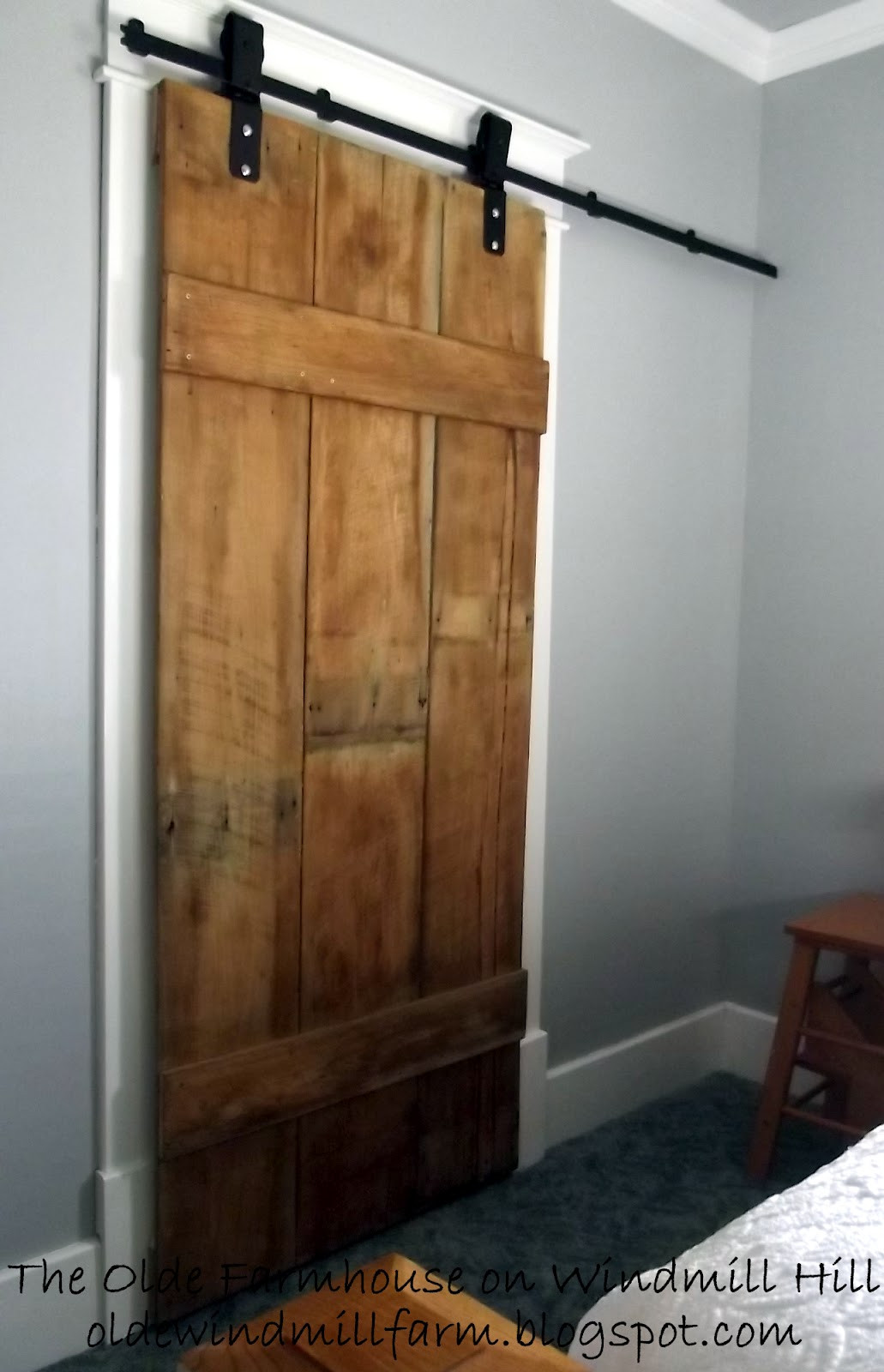 Best ideas about Barn Door DIY
. Save or Pin The Olde Farmhouse on Windmill Hill DIY Barn Door details Now.