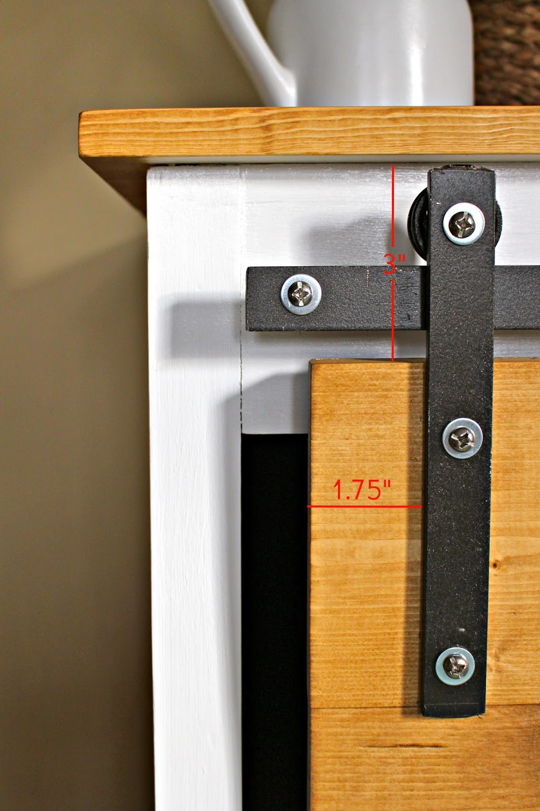 Best ideas about Barn Door Hardware DIY
. Save or Pin That s My Letter DIY Sliding Door Console Now.