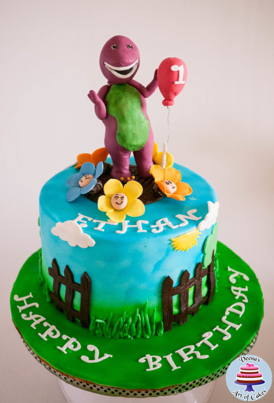 Best ideas about Barney Birthday Cake
. Save or Pin Barney Birthday Cake cake by Veenas Art of Cakes Now.