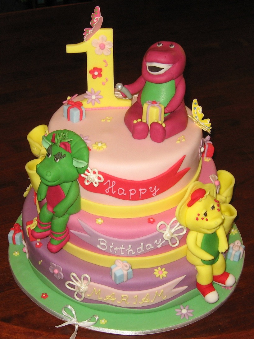 Best ideas about Barney Birthday Cake
. Save or Pin Let Them Eat Cake Three Tier Barney Cake Now.