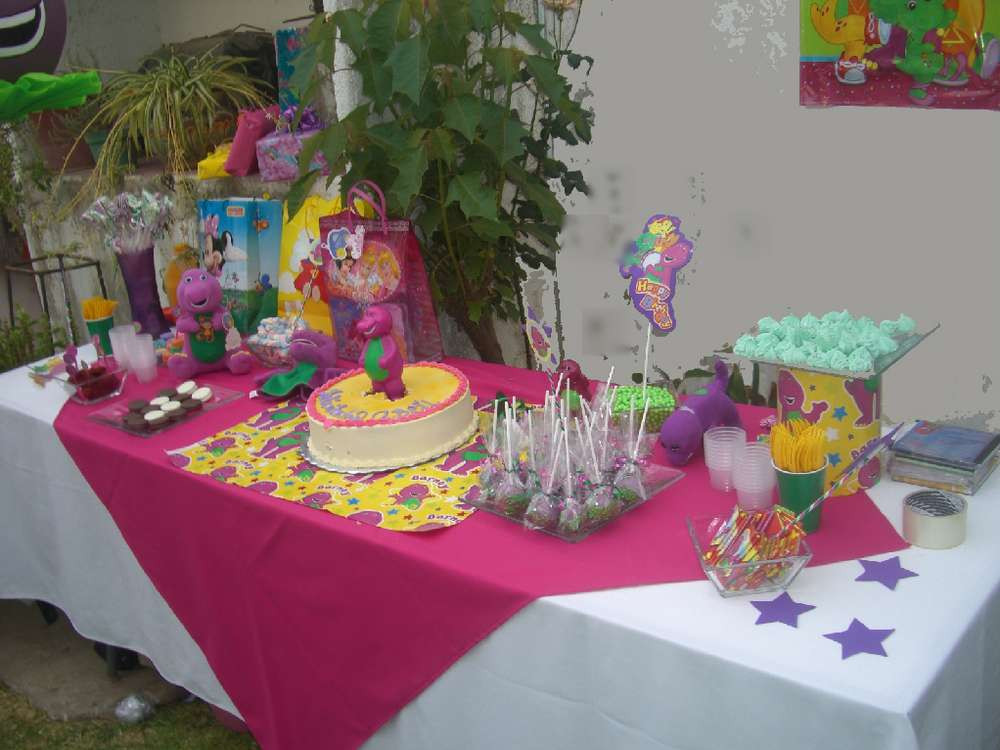 Best ideas about Barney Birthday Decorations
. Save or Pin Barney the Dinosaur Birthday Party Ideas Now.