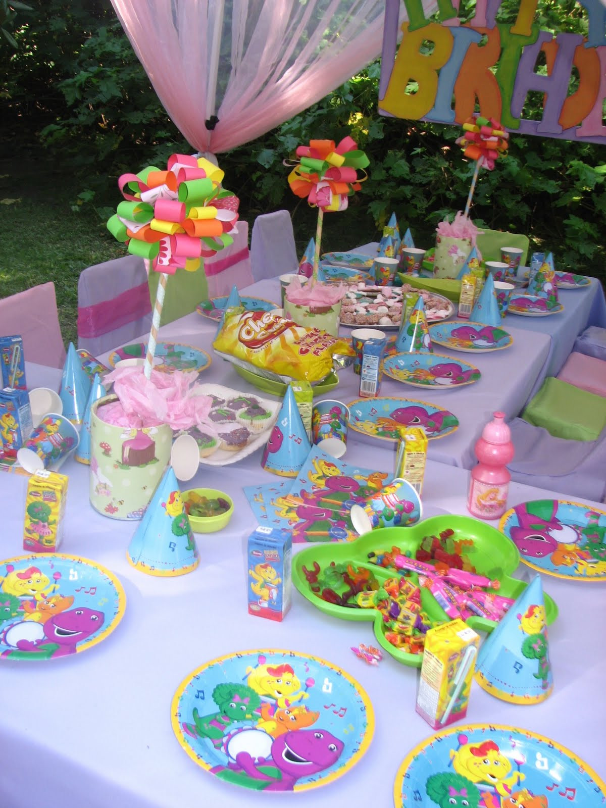 Best ideas about Barney Birthday Decorations
. Save or Pin GLITTERING GATHERINGS BARNEY PARTY Now.