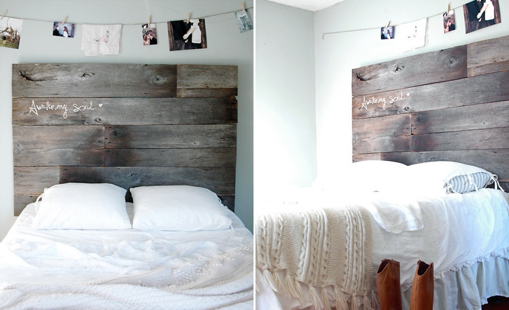 Best ideas about Barnwood Headboard DIY
. Save or Pin 34 DIY headboard ideas Now.