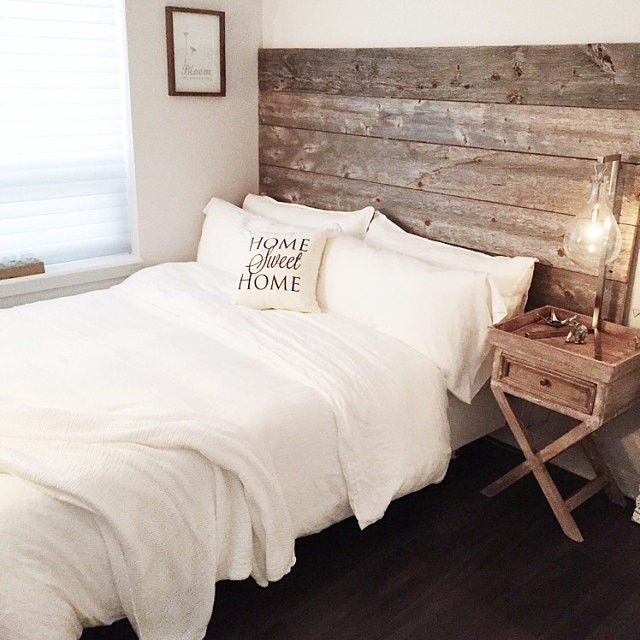 Best ideas about Barnwood Headboard DIY
. Save or Pin Reclaimed Wood Headboard DIY Installation Made From Real Now.