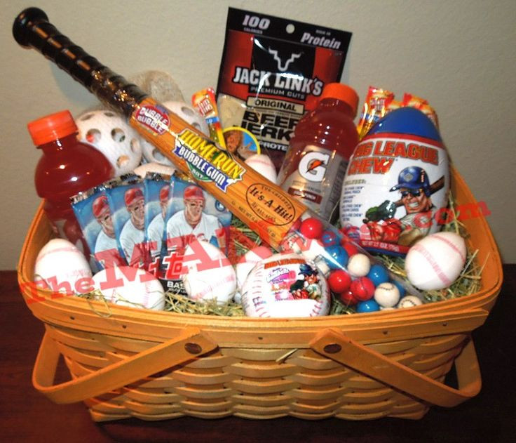 Best ideas about Baseball Gift Basket Ideas
. Save or Pin Make a Baseball Easter Basket for Your Baseball Fan Now.