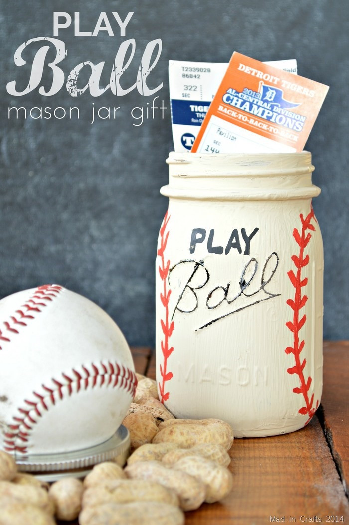 Best ideas about Baseball Gift Ideas
. Save or Pin Baseball Mason Jar Mason Jar Crafts Love Now.