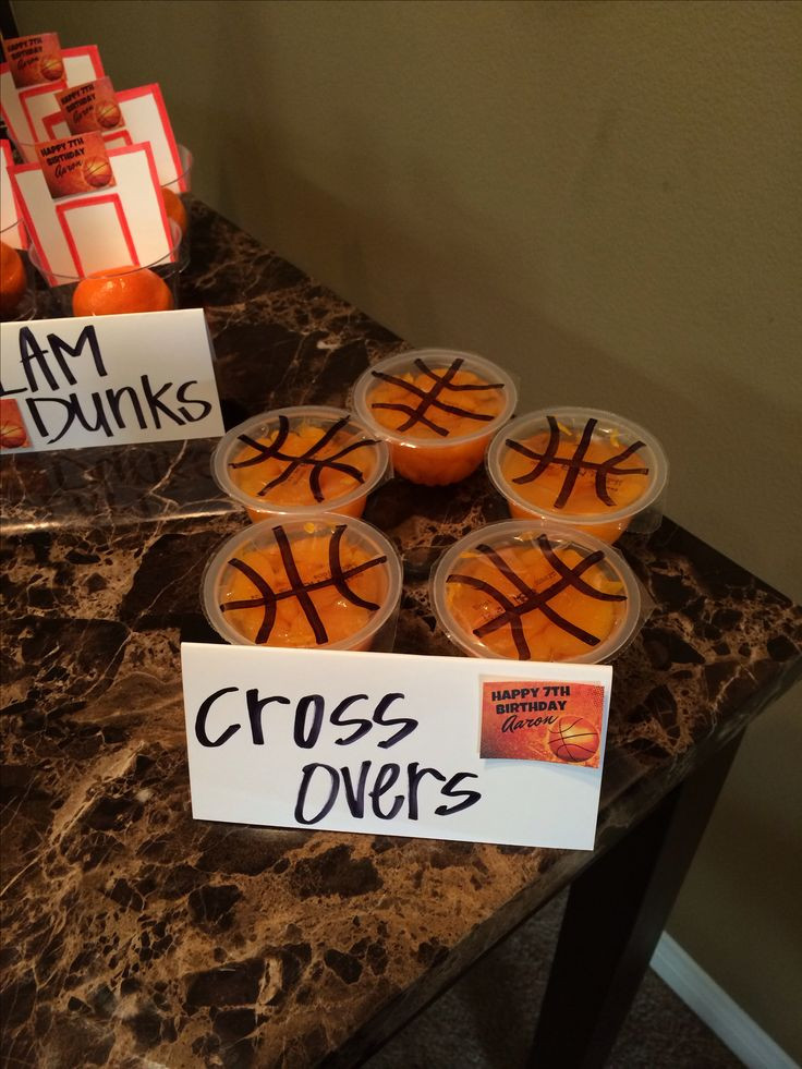 Best ideas about Basketball Birthday Party Ideas
. Save or Pin Basketball theme food Now.