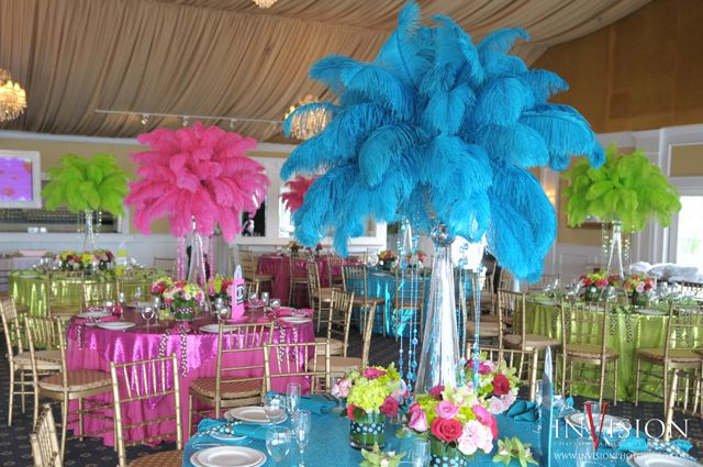 Best ideas about Bat Mitzvah Gift Ideas 2019
. Save or Pin feathers for party centerpieces Put in tall glass clear Now.