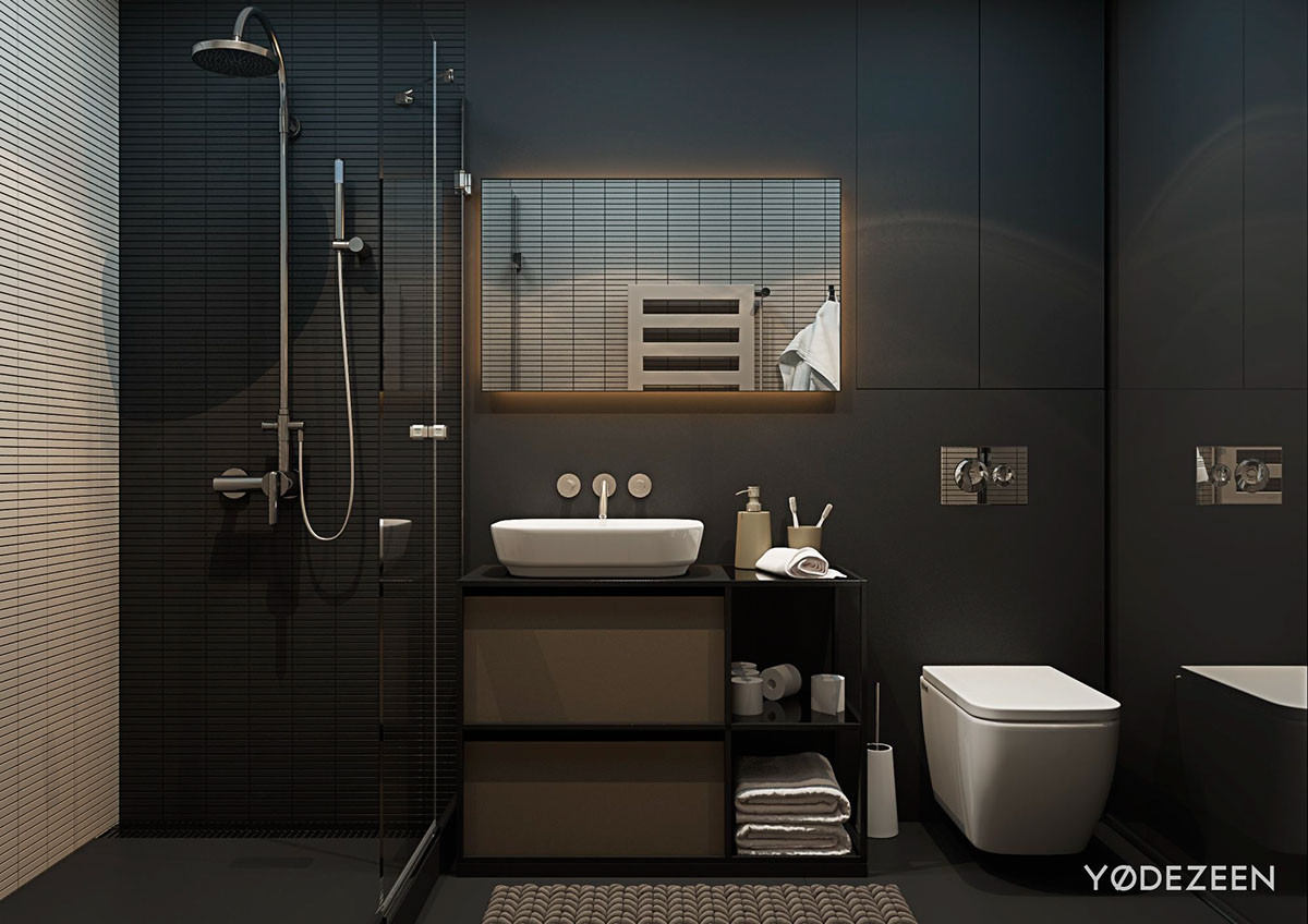 Best ideas about Bathroom Interior Design
. Save or Pin 5 Small Studio Apartments With Beautiful Design Now.