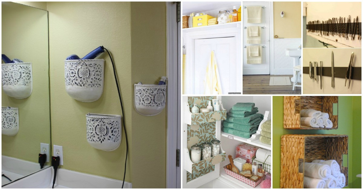 Best ideas about Bathroom Organization DIY
. Save or Pin 30 Brilliant Bathroom Organization and Storage DIY Now.