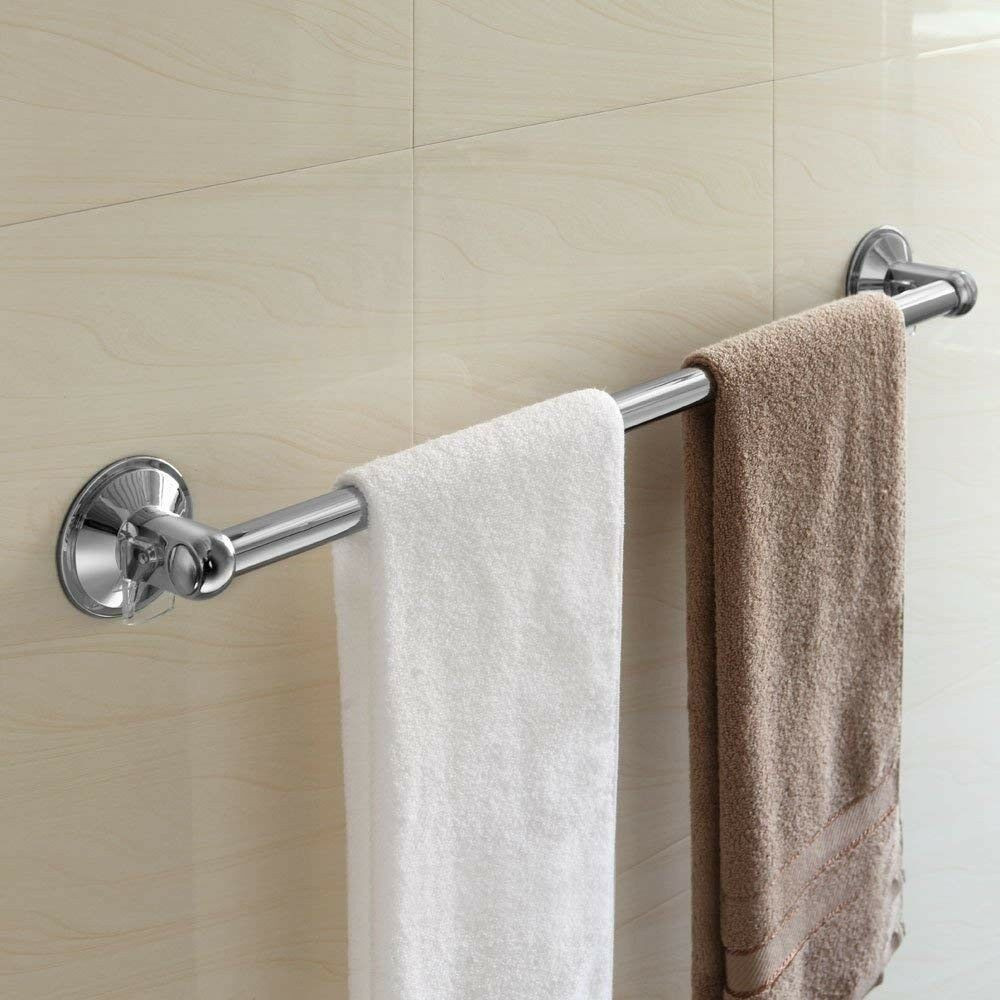 Best ideas about Bathroom Towel Bars
. Save or Pin Insta Mount Power Suction 18" Bathroom Wall Towel Bar Now.