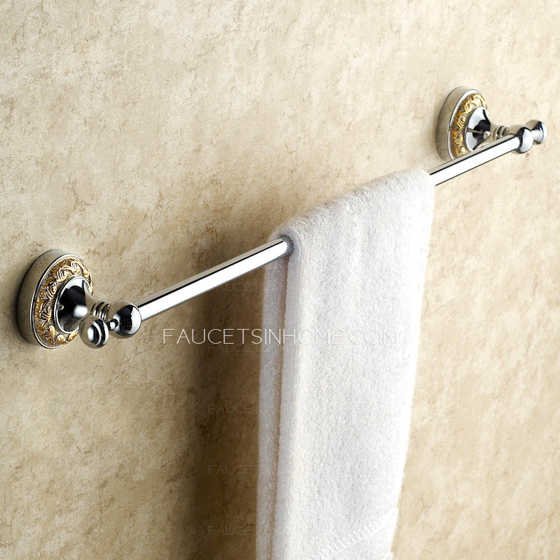 Best ideas about Bathroom Towel Bars
. Save or Pin Victorian Style Silver Single Towel Bars For Bathroom Now.