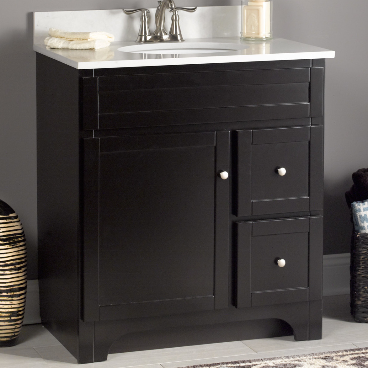 Best ideas about Bathroom Vanity Base
. Save or Pin Hazelwood Home Worthington Bathroom Vanity Base & Reviews Now.