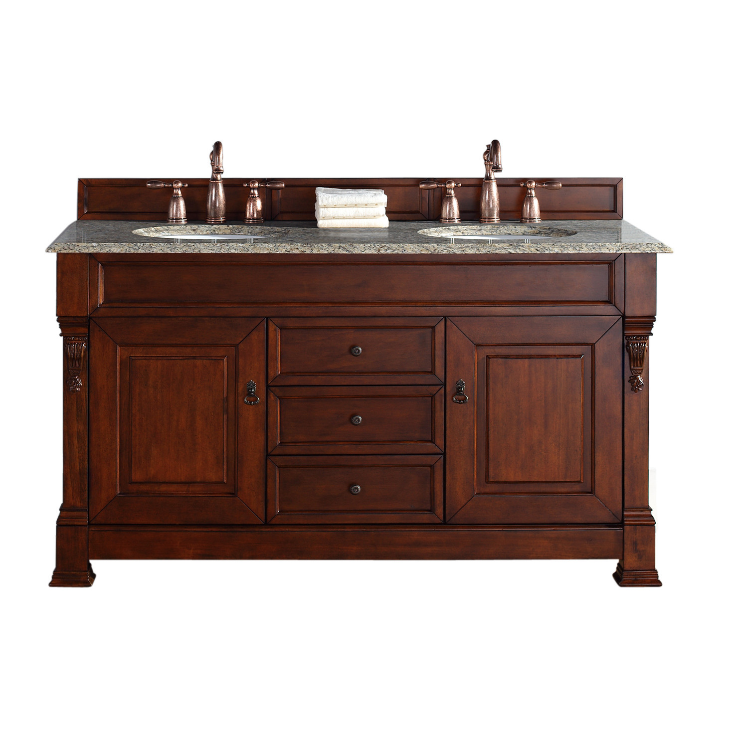 Best ideas about Bathroom Vanity Base
. Save or Pin James Martin Furniture Brookfield 60" Double Bathroom Now.