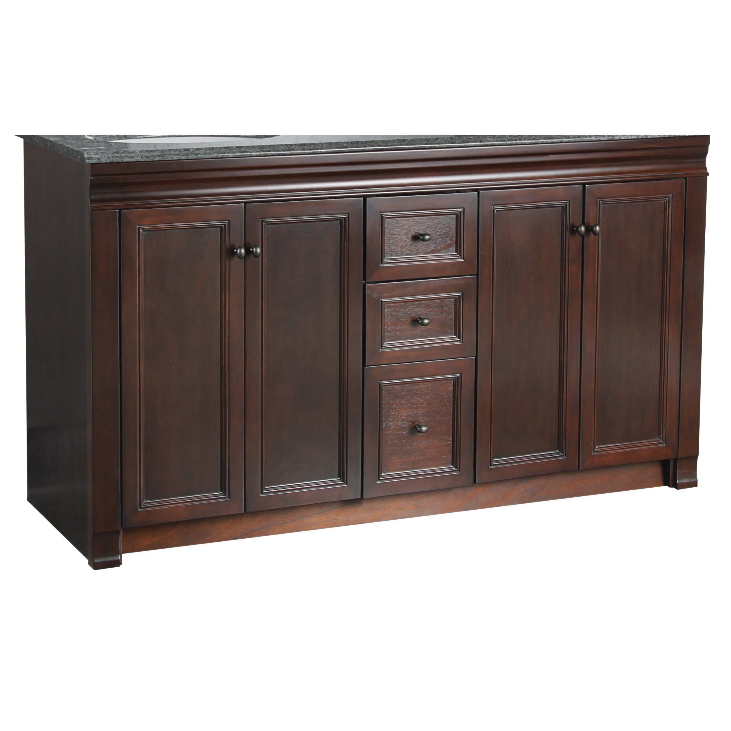 Best ideas about Bathroom Vanity Base
. Save or Pin Hazelwood Home 60" Bathroom Vanity Base & Reviews Now.