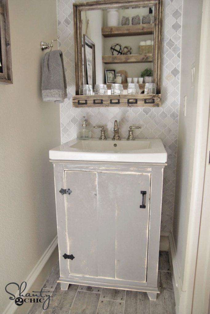 Best ideas about Bathroom Vanity DIY
. Save or Pin DIY Bathroom Vanity Shanty 2 Chic Now.