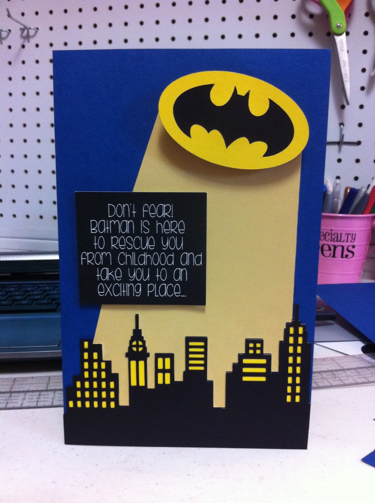Best ideas about Batman Birthday Card
. Save or Pin Pink and Paper Batman Card Now.