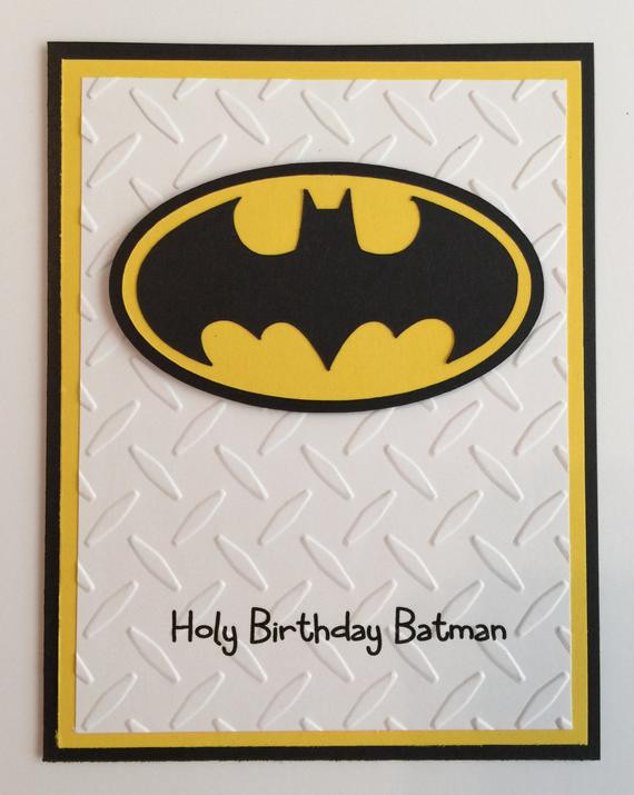 Best ideas about Batman Birthday Card
. Save or Pin Handmade Batman Birthday Card Now.