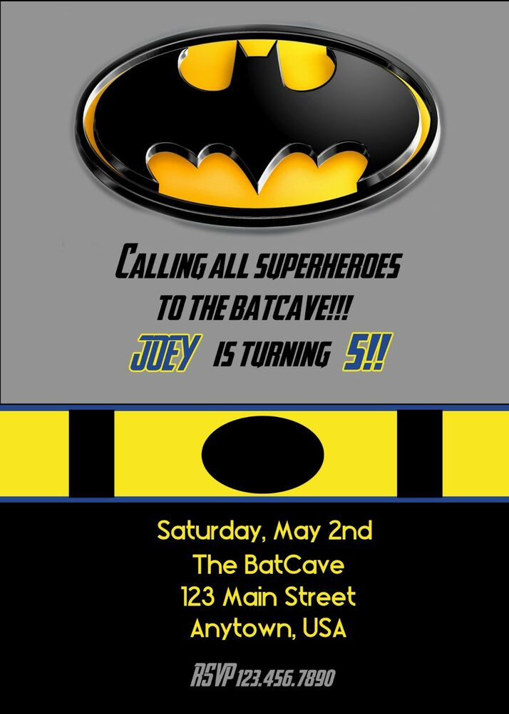Best ideas about Batman Birthday Invitations
. Save or Pin Superhero Birthday Invitation Batman Birthday Invitation Now.