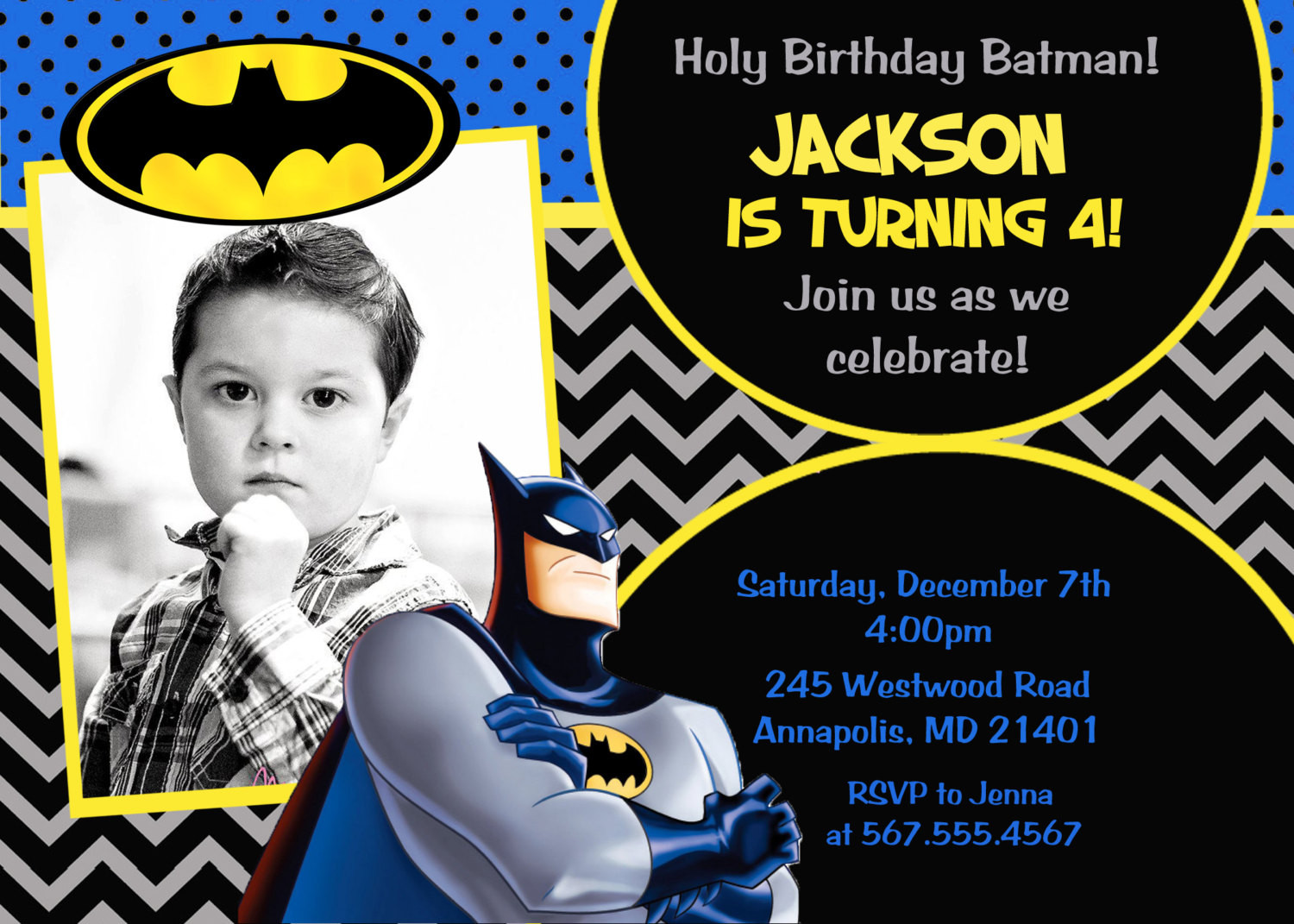 Best ideas about Batman Birthday Invitations
. Save or Pin Batman Superhero Birthday Party Invitation Printable or Now.