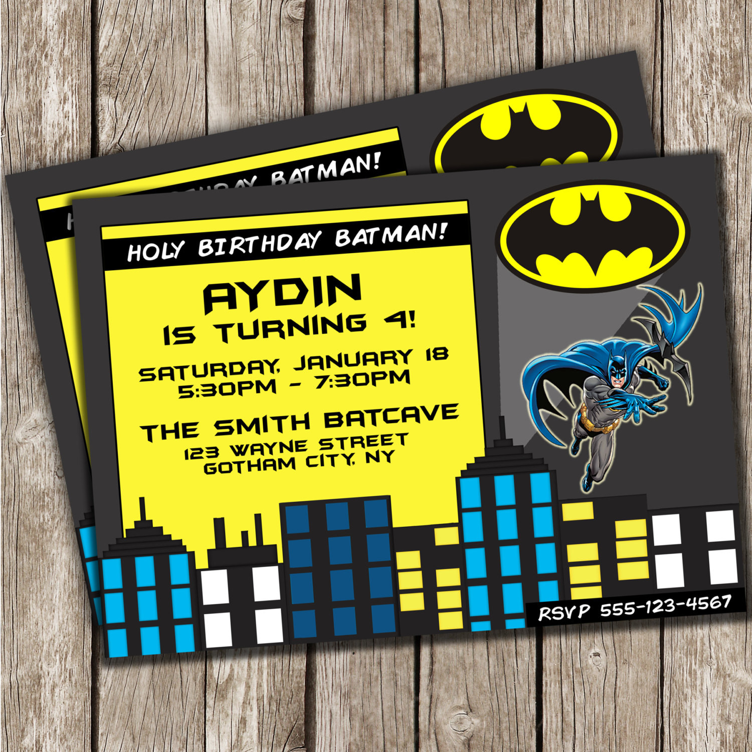 Best ideas about Batman Birthday Invitations
. Save or Pin Retro Batman Birthday Invitation Batman SuperHero Birthday Now.