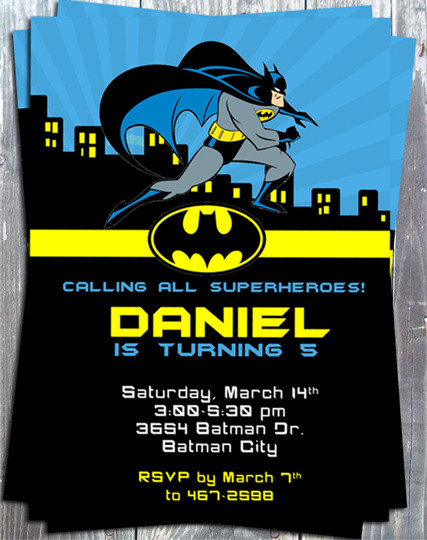 Best ideas about Batman Birthday Invitations
. Save or Pin Supper Heroes Batman Birthday Party Printable Invitation Now.