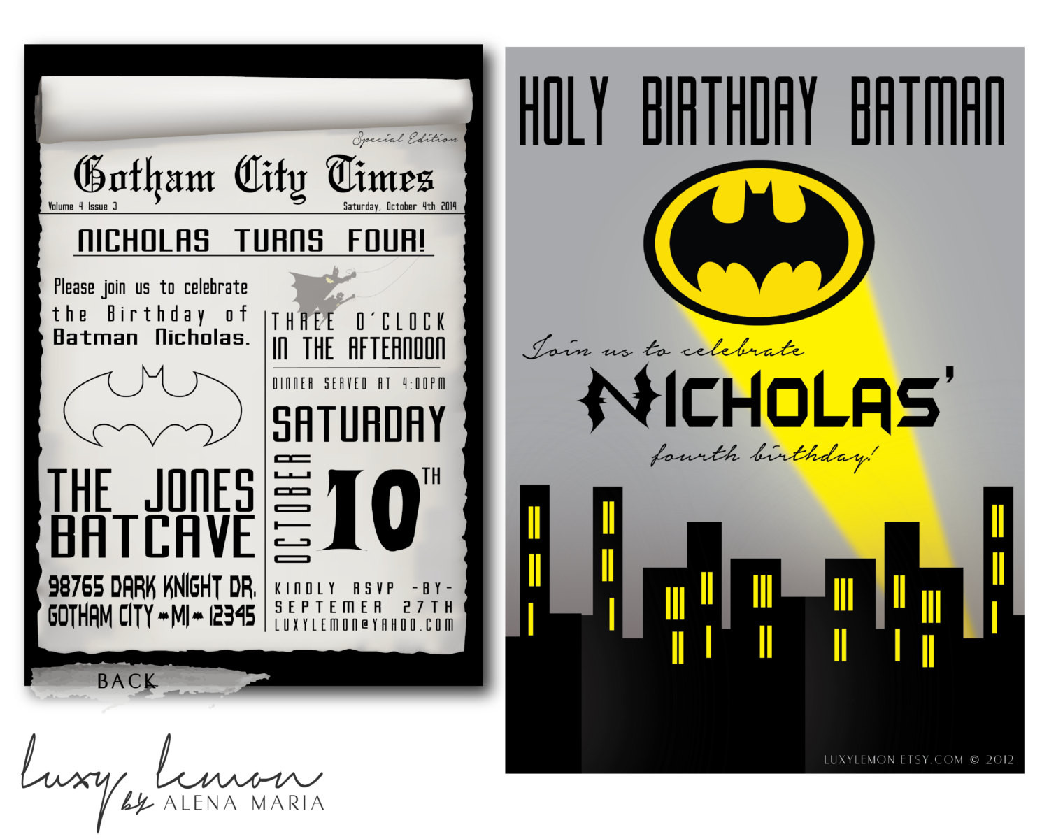 Best ideas about Batman Birthday Invitations
. Save or Pin Batman Invitation Batman Invitations Batman Invites Batman Now.