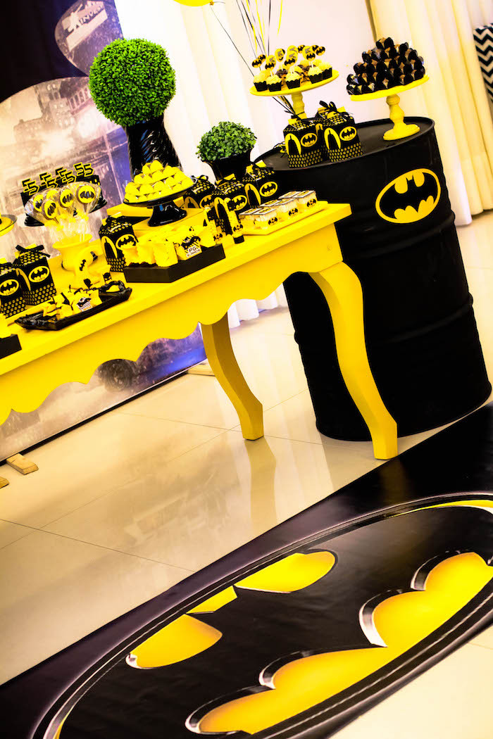 Best ideas about Batman Birthday Party Supplies
. Save or Pin Kara s Party Ideas Black and Yellow Batman Birthday Party Now.