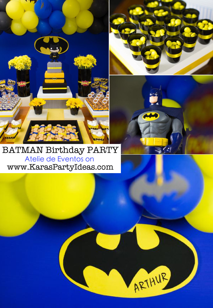 Best ideas about Batman Birthday Party Supplies
. Save or Pin Kara s Party Ideas Batman Boy Superhero 3rd Birthday Party Now.