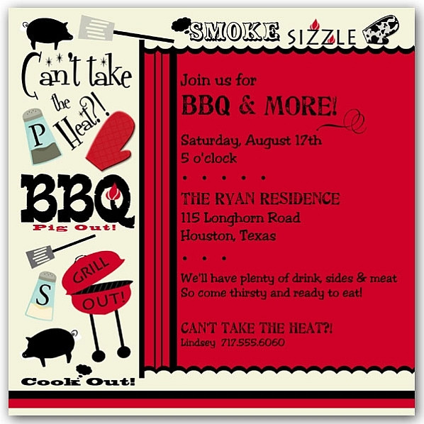 Best ideas about Bbq Birthday Invitations
. Save or Pin BBQ Decor Party Invitations Now.