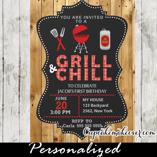 Best ideas about Bbq Birthday Invitations
. Save or Pin Barn Wood BBQ Birthday Invitation Personalized Now.